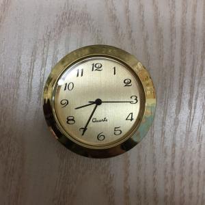 37mm gold insert clock gold case roman and arabic gold dial